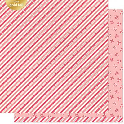 Lawn Fawn Designpapier Candy Cane Lane - Peppermints